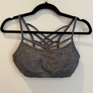 Forever 21 Grey Medium Impact Sports Bra